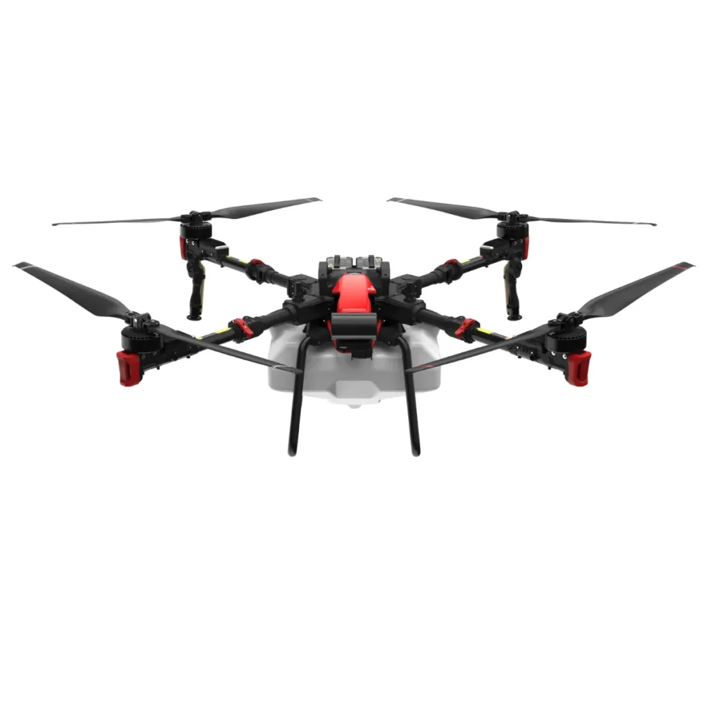 Dron agrícola P100 Pro con sistema de pulverización y cuatro hélices